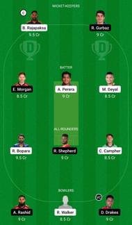 CB vs DB Dream11 Team - 1